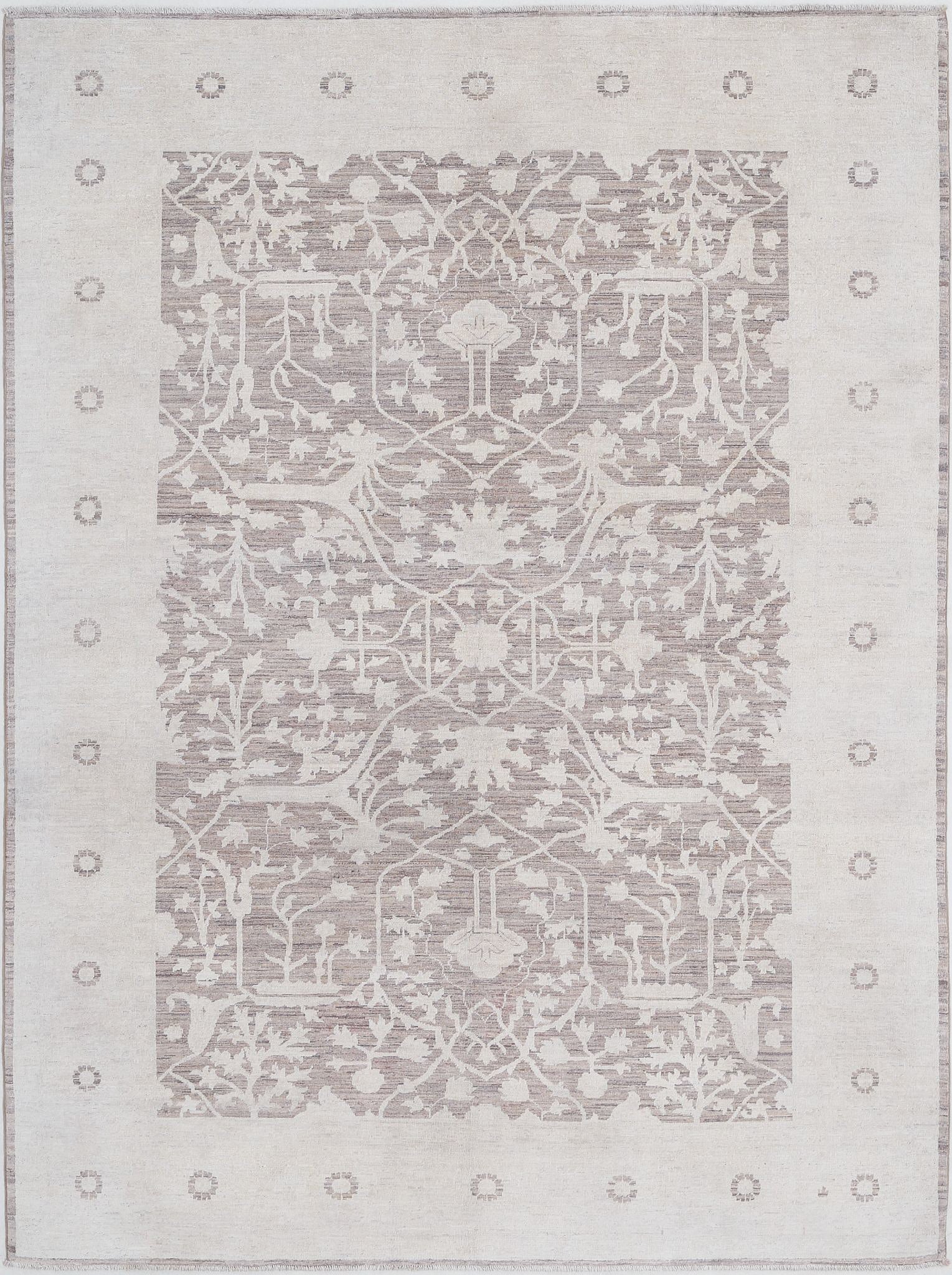 Hand Knotted Fine Serenity Wool Rug - 6'0'' x 8'2''