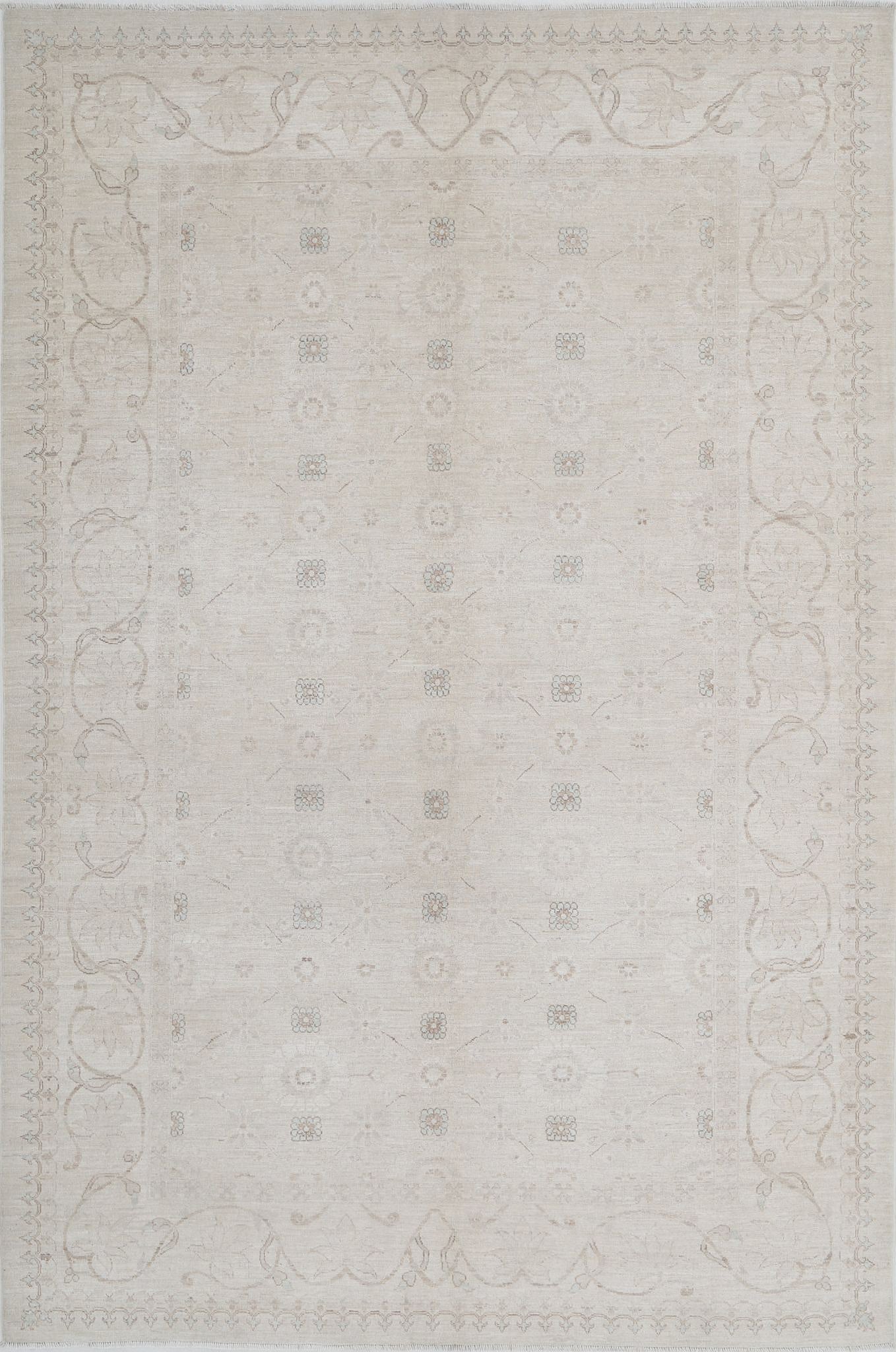 Hand Knotted Fine Serenity Wool Rug - 6'6'' x 9'10''