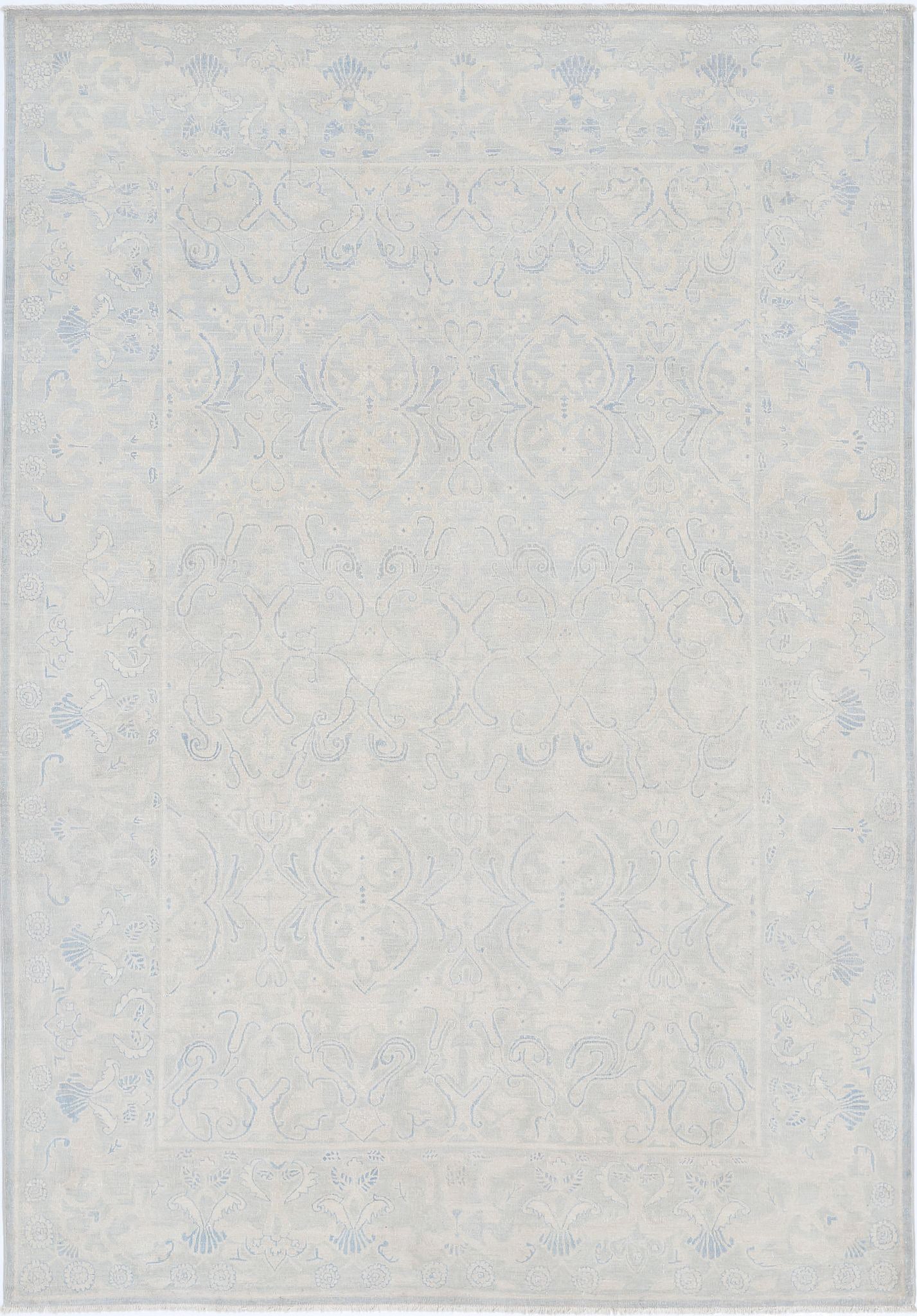 Hand Knotted Fine Serenity Wool Rug - 5'11'' x 8'7''