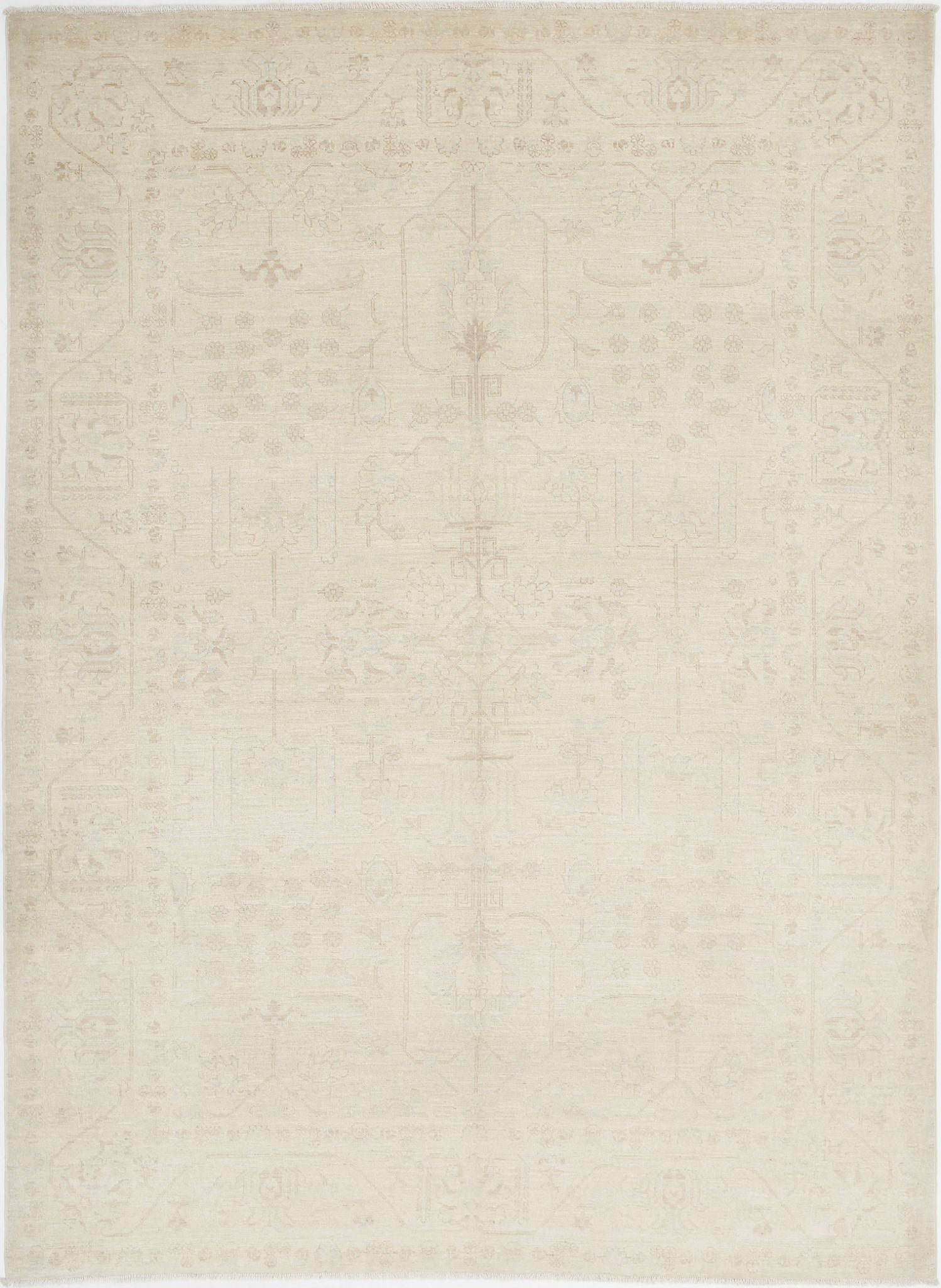Hand Knotted Fine Serenity Wool Rug - 6'0'' x 8'2''