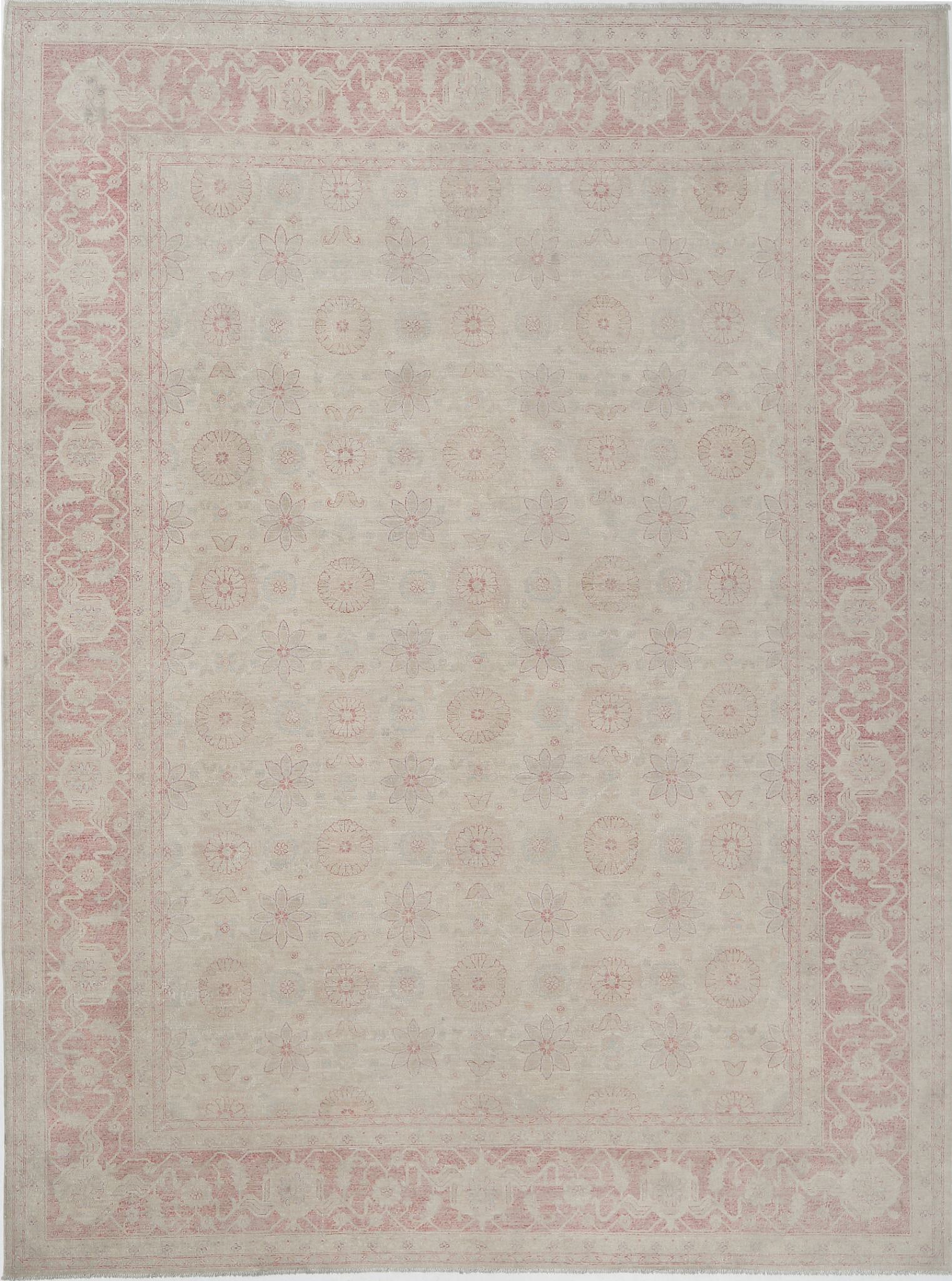 Hand Knotted Fine Serenity Wool Rug - 9'11'' x 13'1''