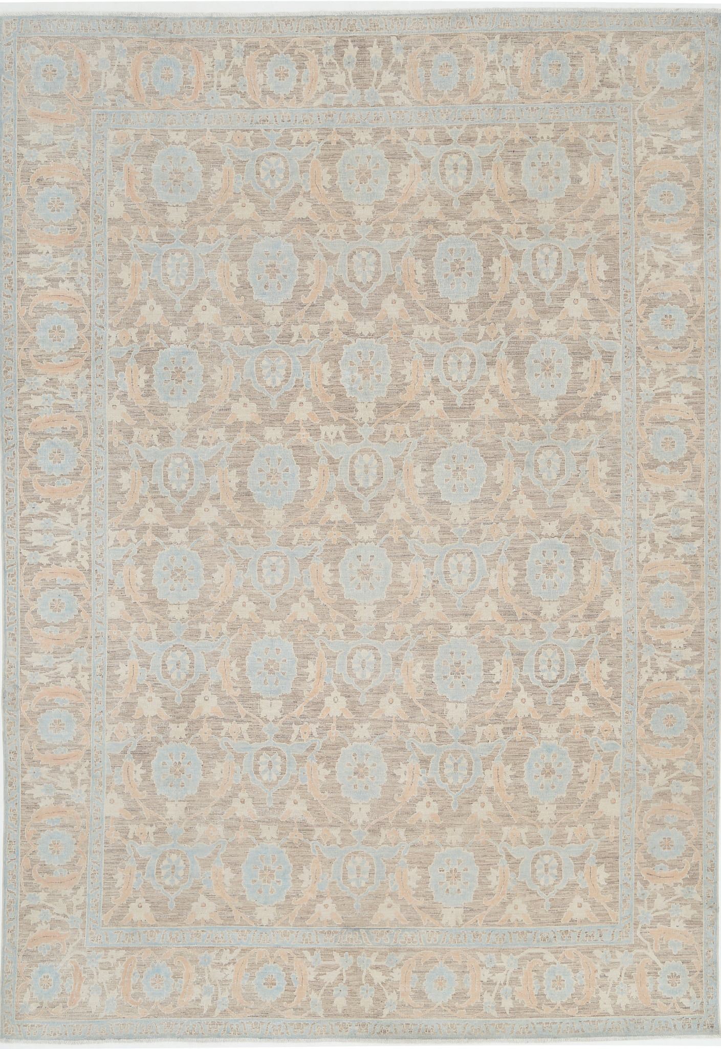 Hand Knotted Fine Serenity Wool Rug - 8'9'' x 12'9''