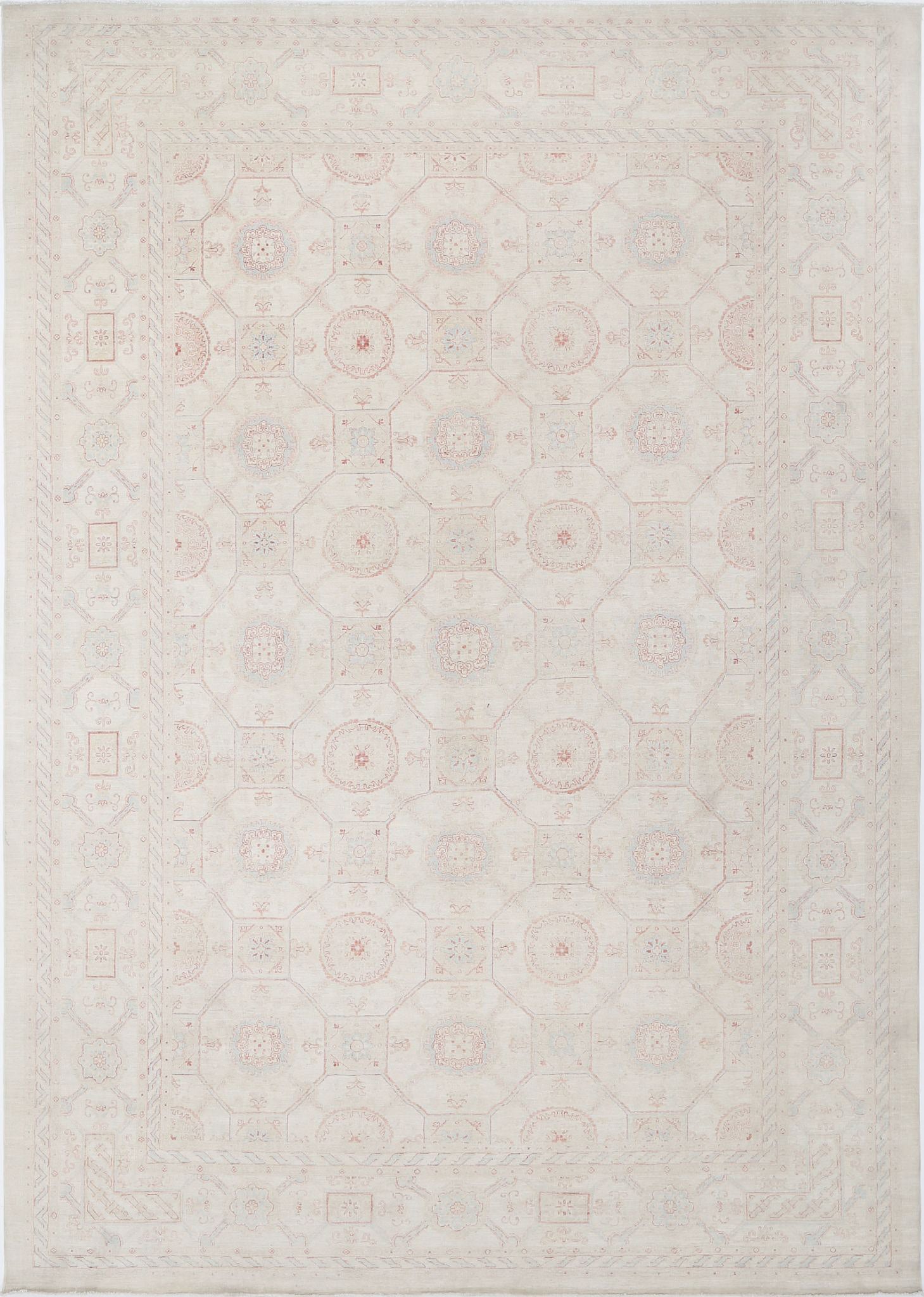 Hand Knotted Fine Serenity Wool Rug - 12'0'' x 17'3''