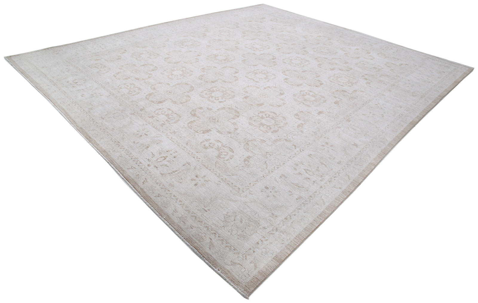 Hand Knotted Fine Serenity Wool Rug - 12'0'' x 13'11''