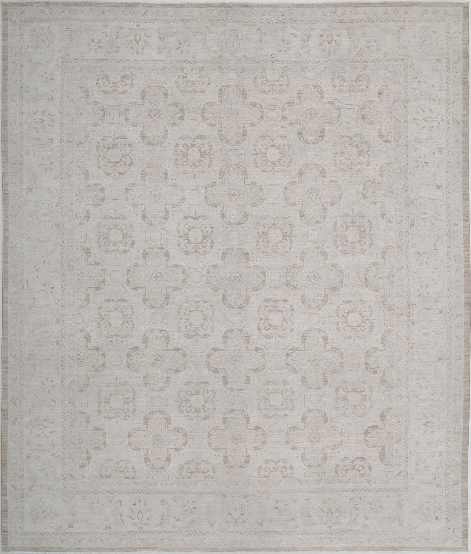 Hand Knotted Fine Serenity Wool Rug - 12'0'' x 13'11''