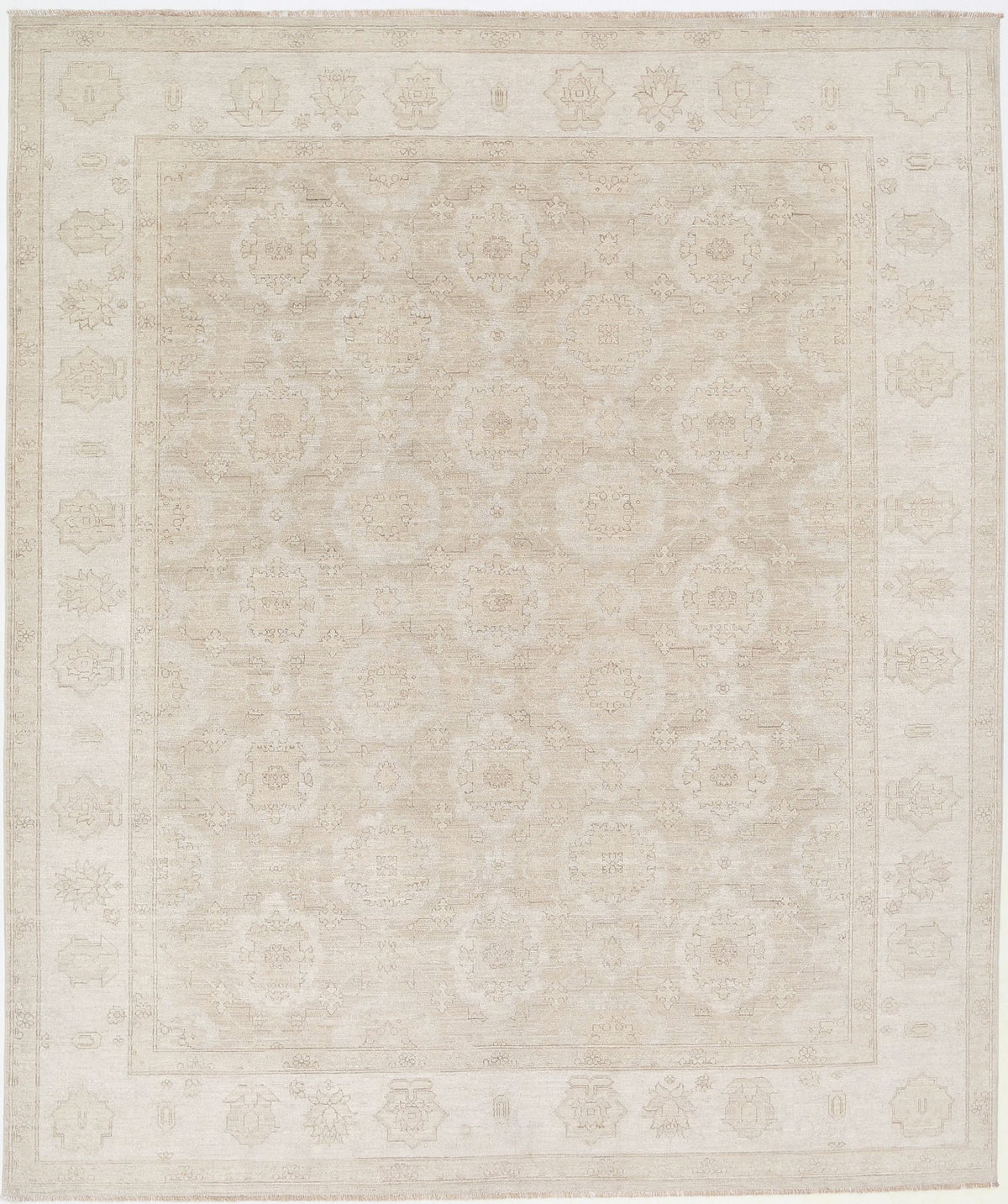 Hand Knotted Fine Serenity Wool Rug - 8&#39;0&#39;&#39; x 9&#39;6&#39;&#39;