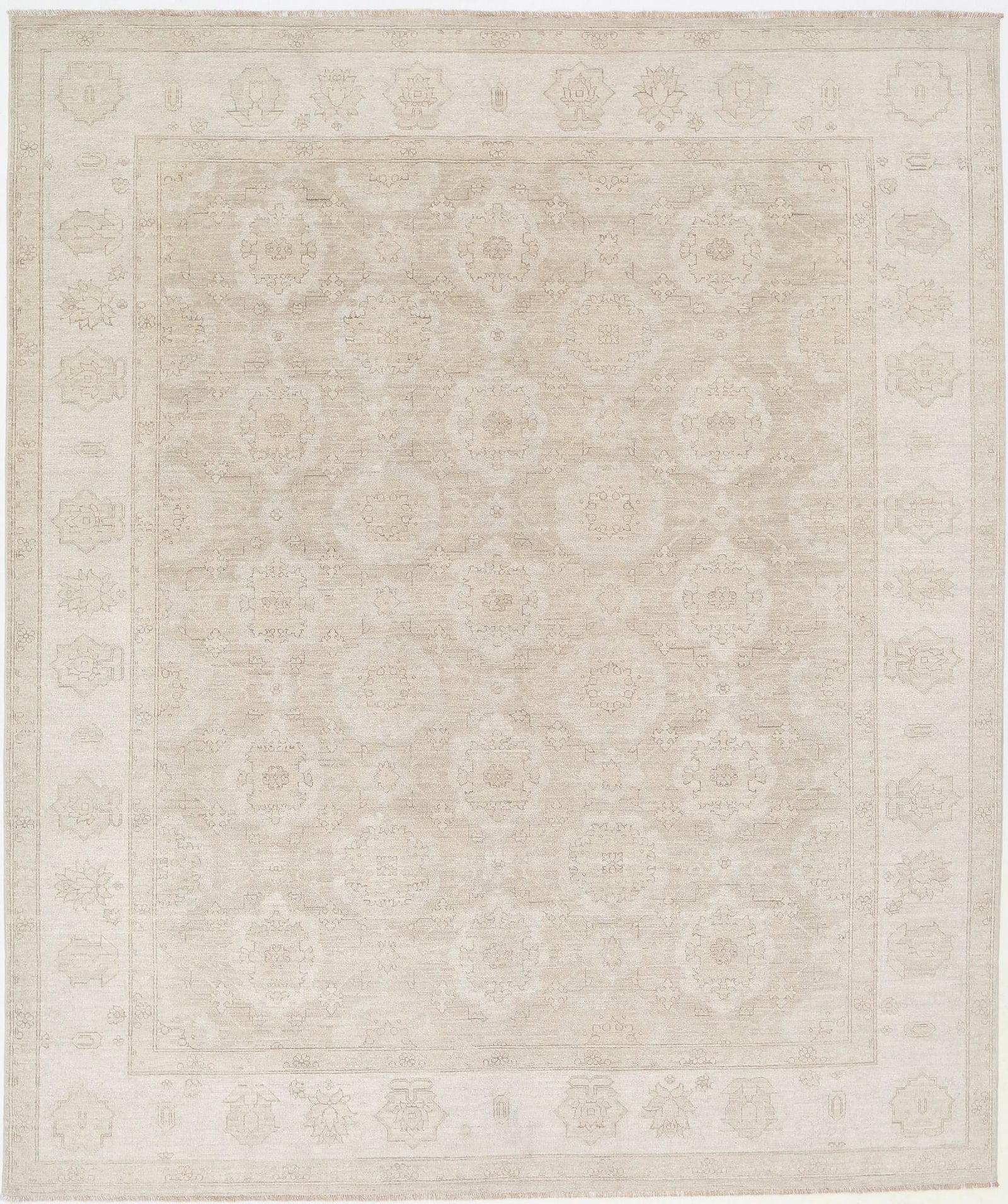 Hand Knotted Fine Serenity Wool Rug - 8'0'' x 9'6''