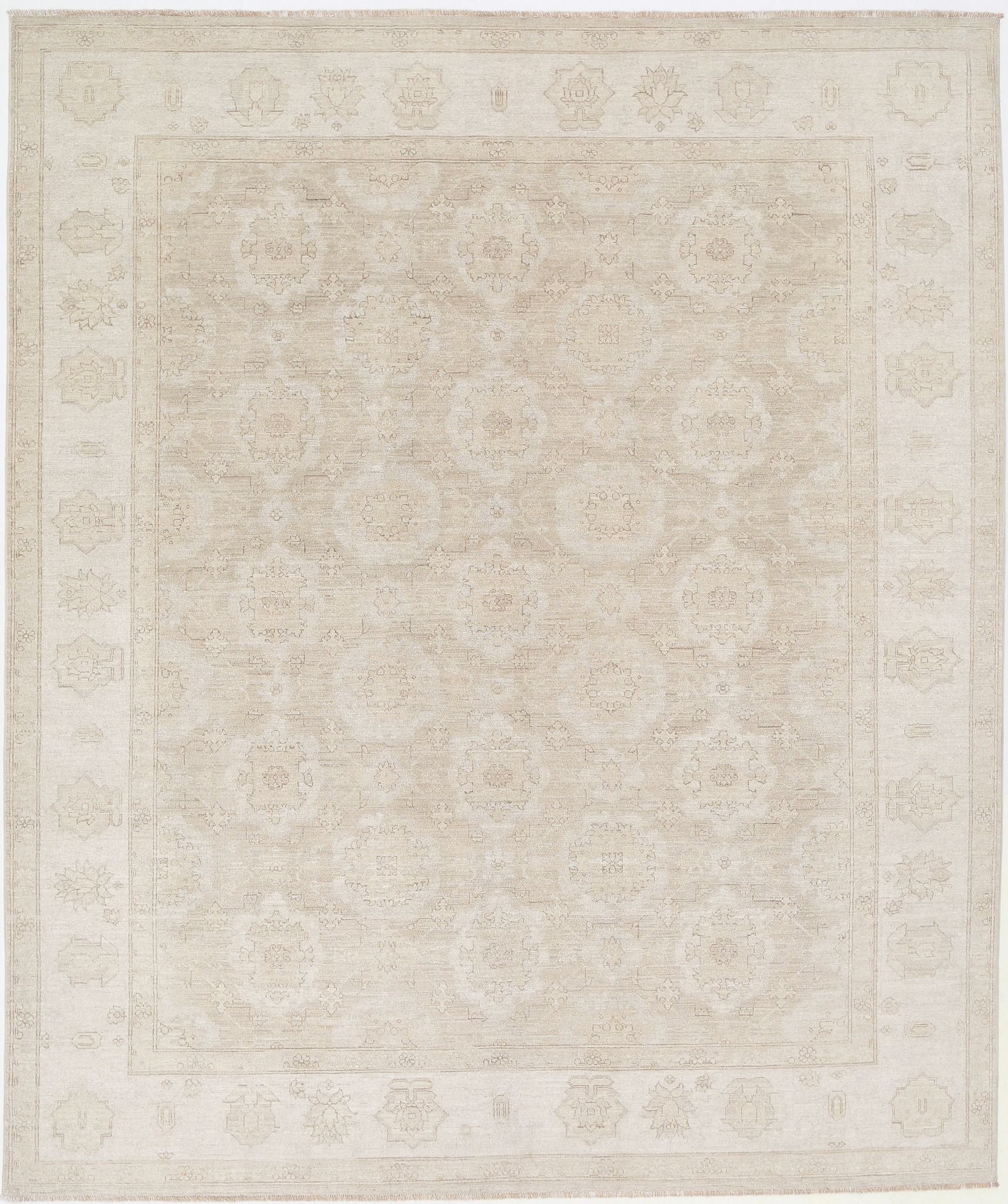 Hand Knotted Fine Serenity Wool Rug - 8'0'' x 9'6''