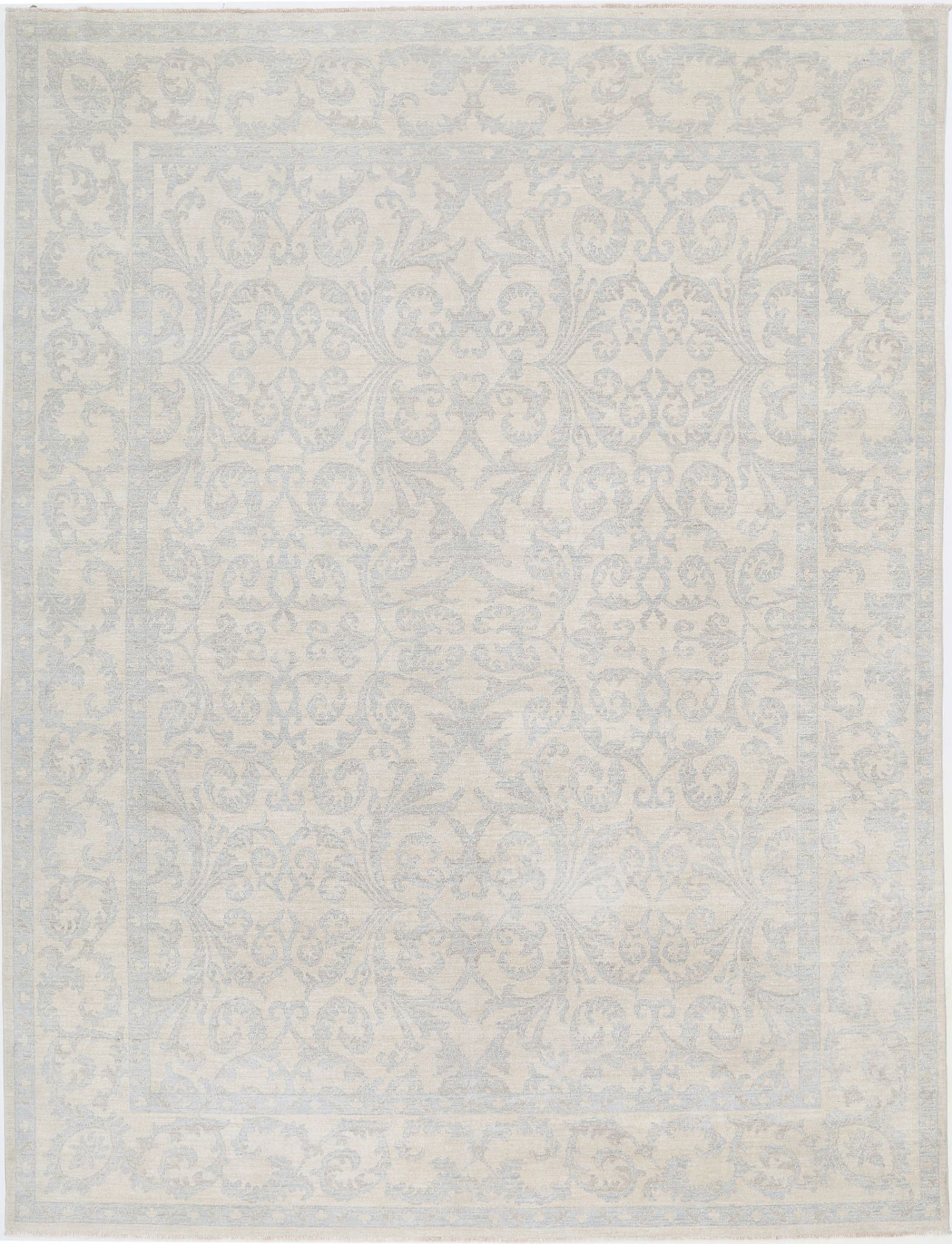 Hand Knotted Fine Serenity Wool Rug - 8'11'' x 11'9''