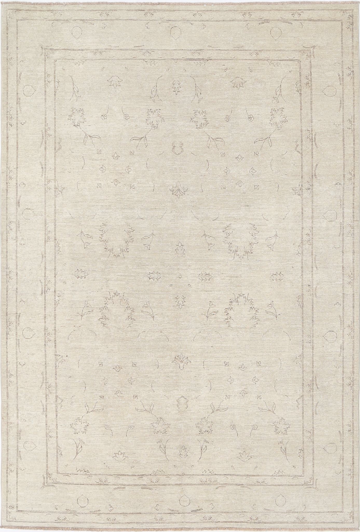 Hand Knotted Fine Serenity Wool Rug - 5'11'' x 8'7''