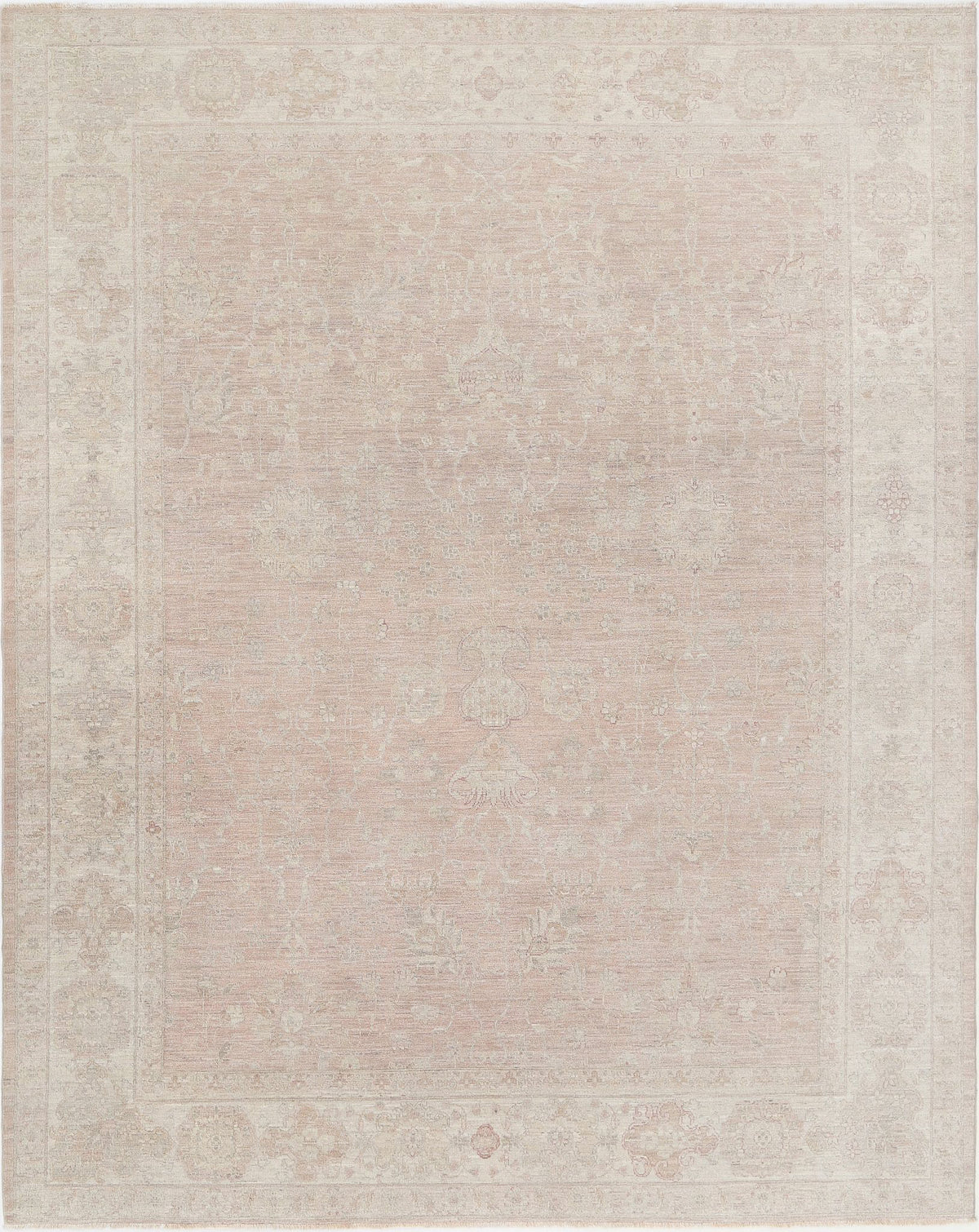 Hand Knotted Fine Serenity Wool Rug - 8&#39;4&#39;&#39; x 10&#39;3&#39;&#39;