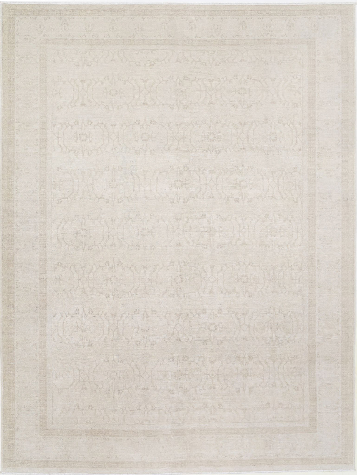 Hand Knotted Fine Serenity Wool Rug - 8&#39;11&#39;&#39; x 11&#39;9&#39;&#39;