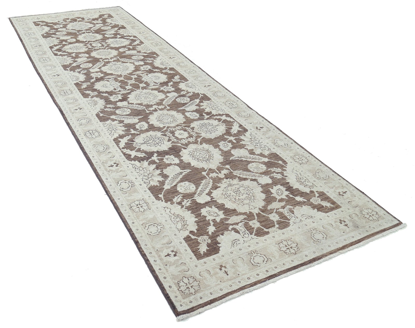 Hand Knotted Fine Serenity Wool Rug - 3'11'' x 12'5''
