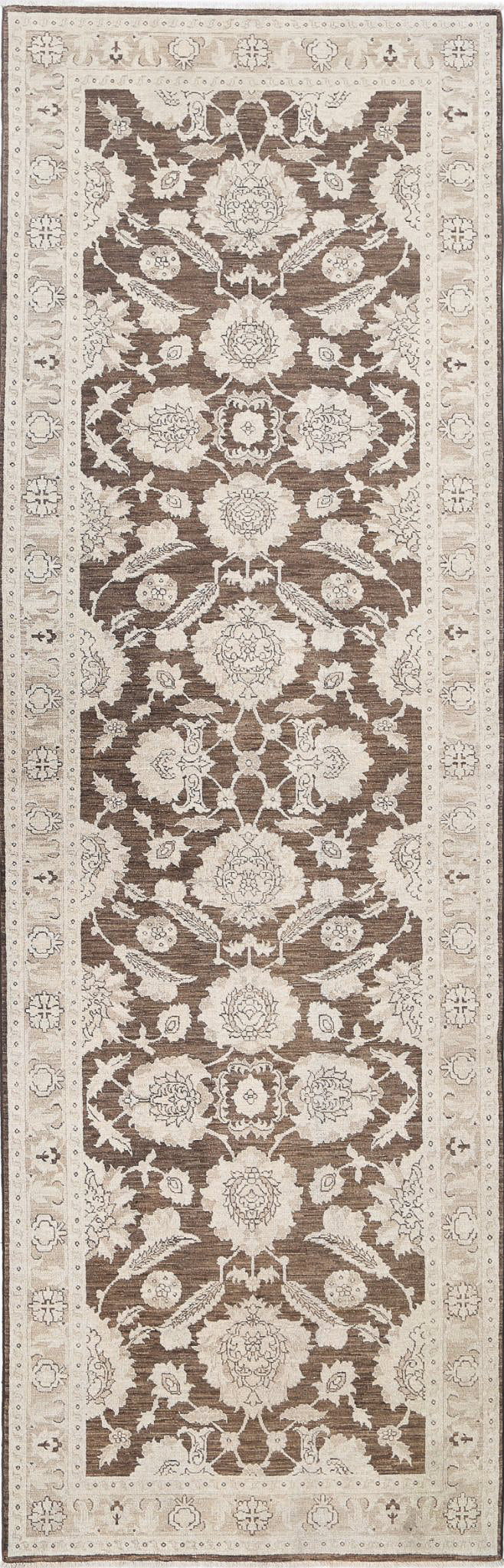 Hand Knotted Fine Serenity Wool Rug - 3'11'' x 12'5''