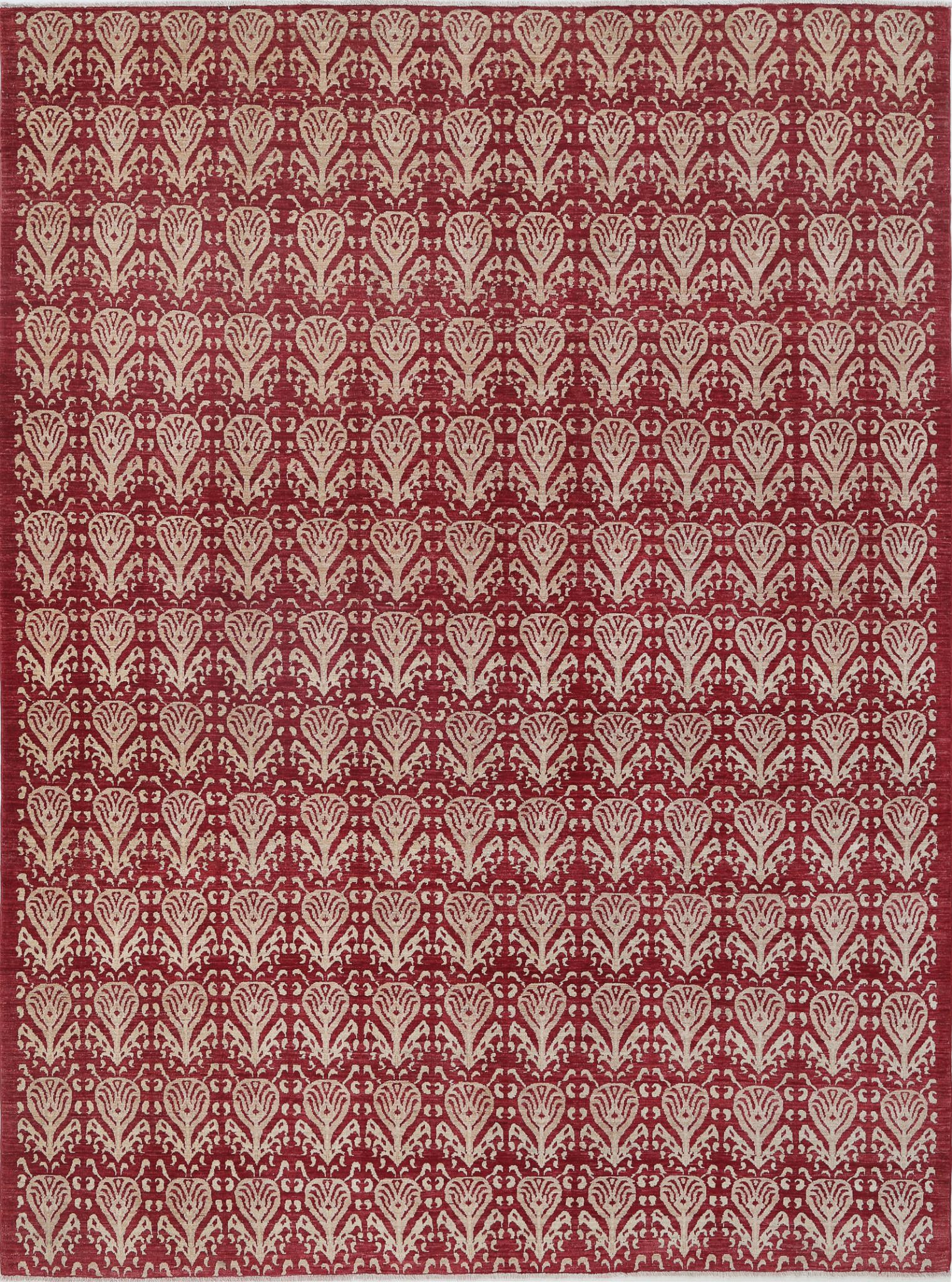 Hand Knotted Fine Artemix Wool Rug - 8'5'' x 10'9''