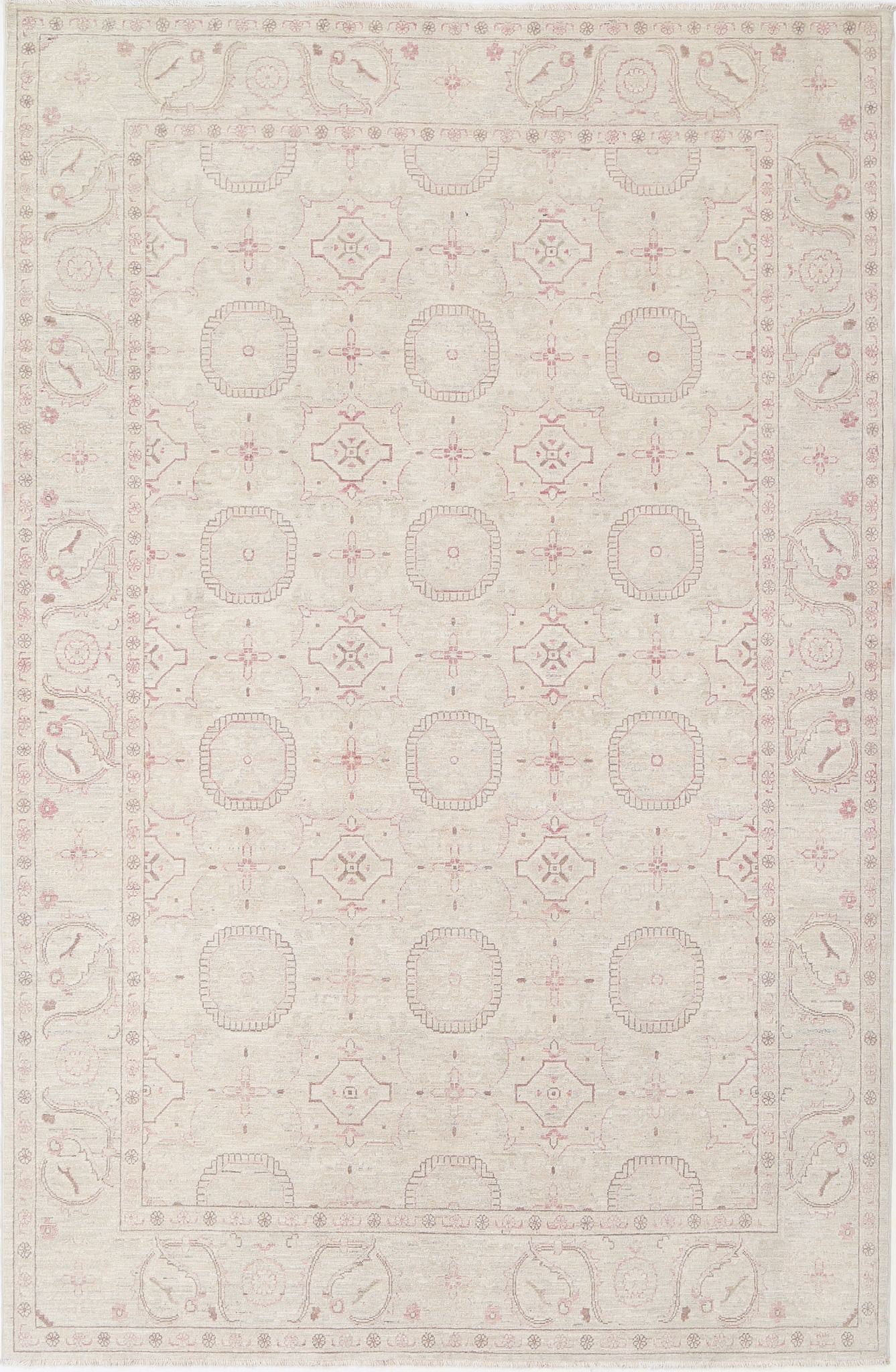 Hand Knotted Fine Serenity Wool Rug - 5'9'' x 8'11''