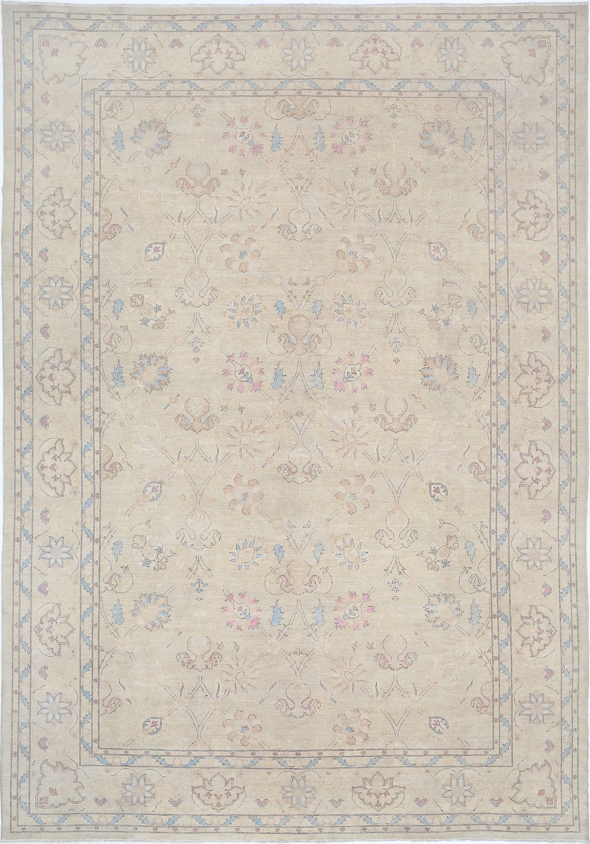 Hand Knotted Fine Serenity Wool Rug - 12&#39;8&#39;&#39; x 18&#39;5&#39;&#39;