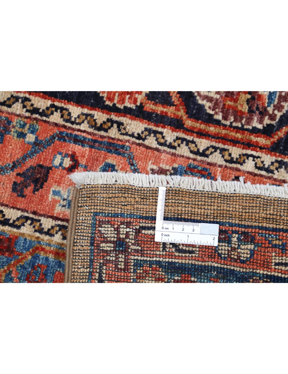 Hand Knotted Shaal Wool Rug - 4'11'' x 6'6'' Arteverk Arteverk Rugs