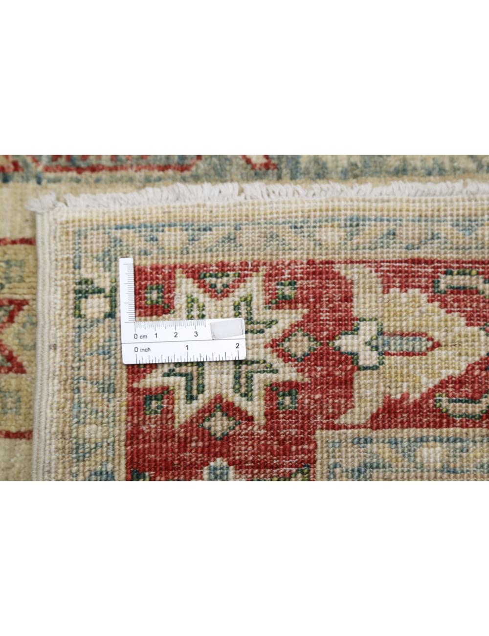 Hand Knotted Shaal Wool Rug - 4'2'' x 5'9'' Arteverk Arteverk Rugs