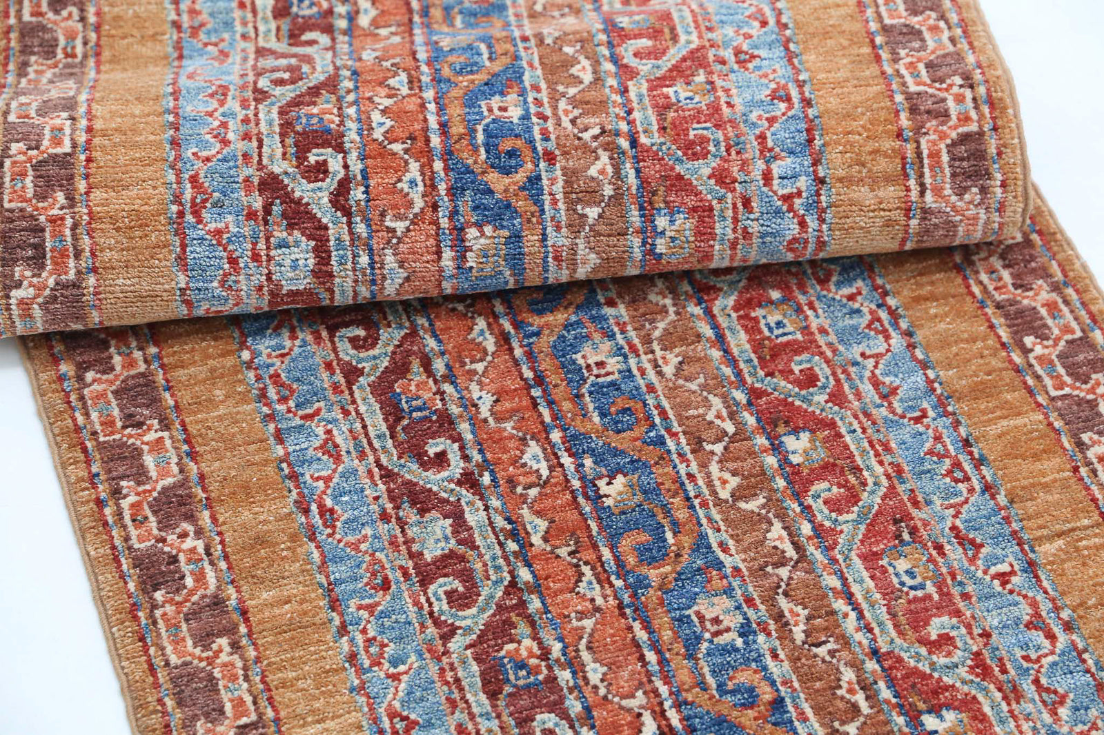 Hand Knotted Shaal Wool Rug - 1'11'' x 5'10''