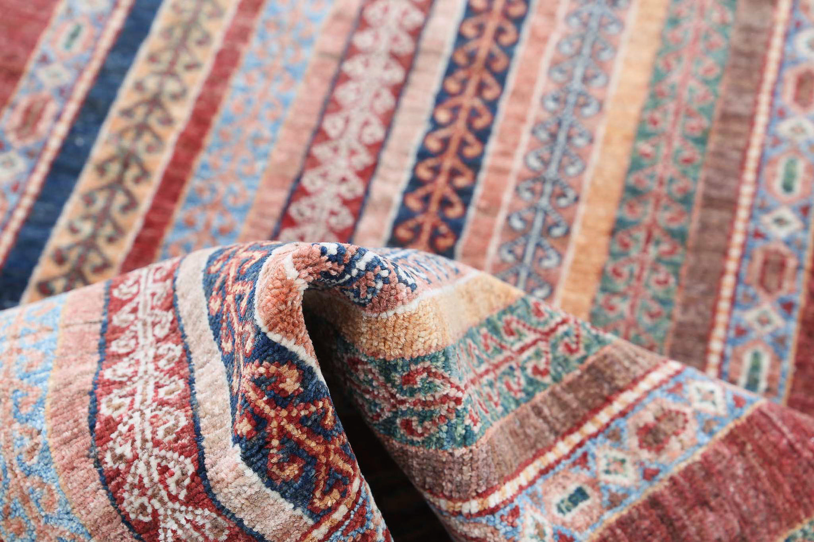 Hand Knotted Shaal Wool Rug - 2'8'' x 4'0''