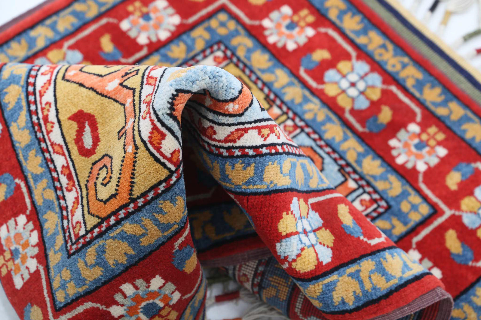 Hand Knotted Shaal Wool Rug - 2'0'' x 2'11''