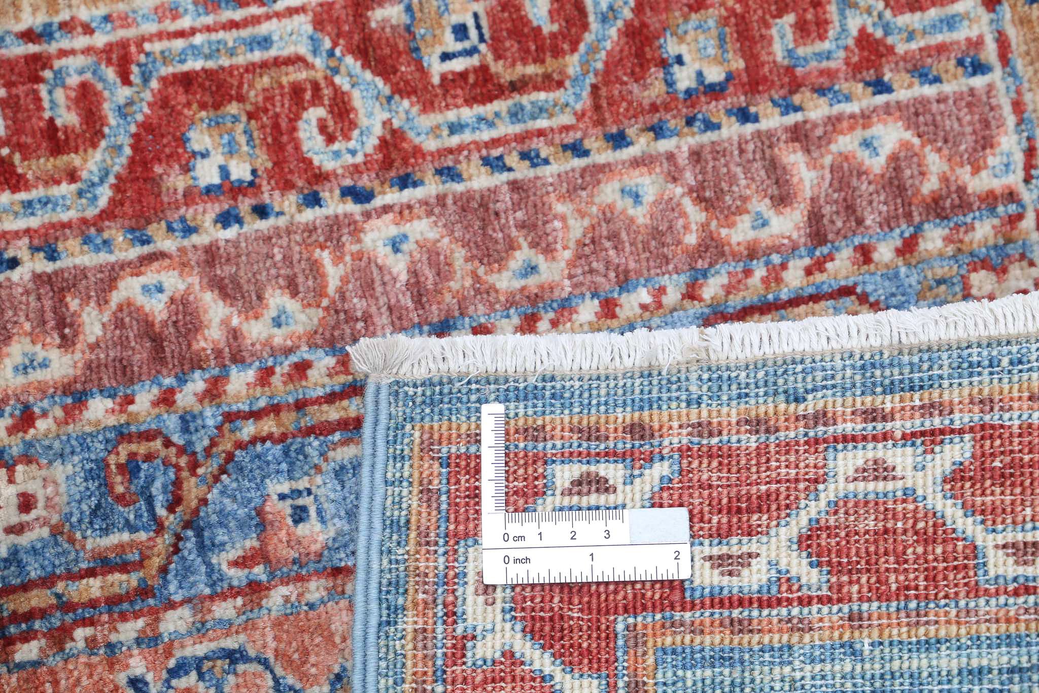 Alfombra de lana Shaal anudada a mano - 2'9'' x 3'9''