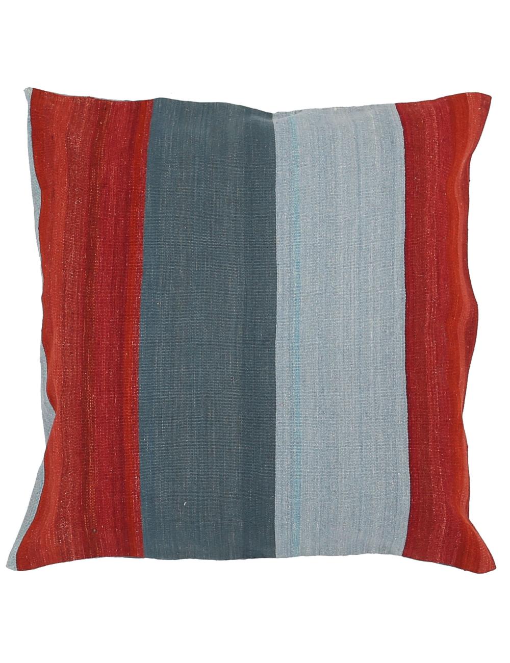 Hand Woven Modern Stripe Wool Pillow - 3&#39;0&#39;&#39; x 3&#39;0&#39;&#39;