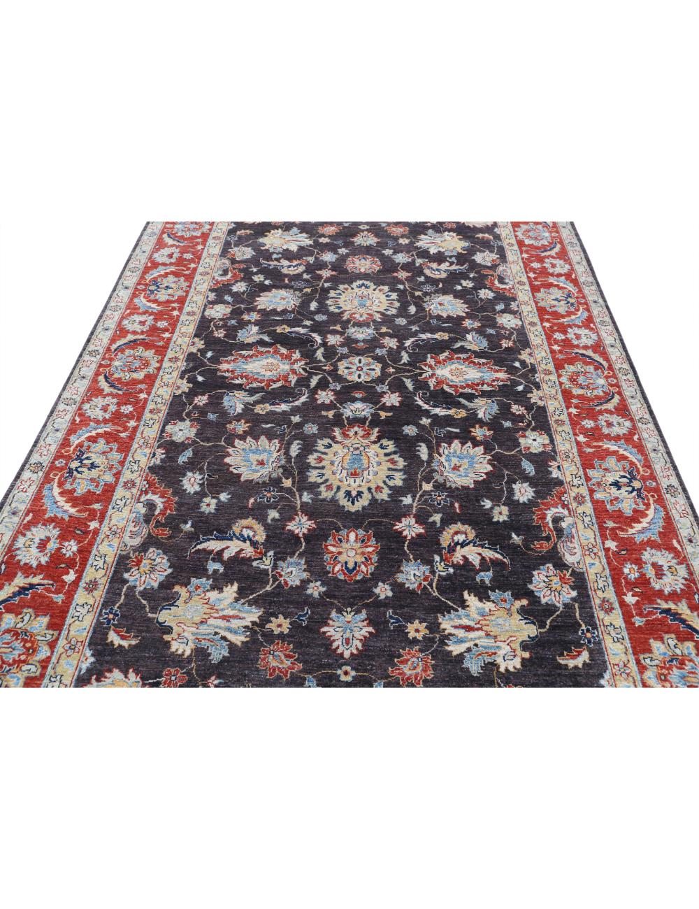Hand Knotted Sultanabad Wool Rug - 6'4'' x 9'2'' Arteverk Arteverk Rugs