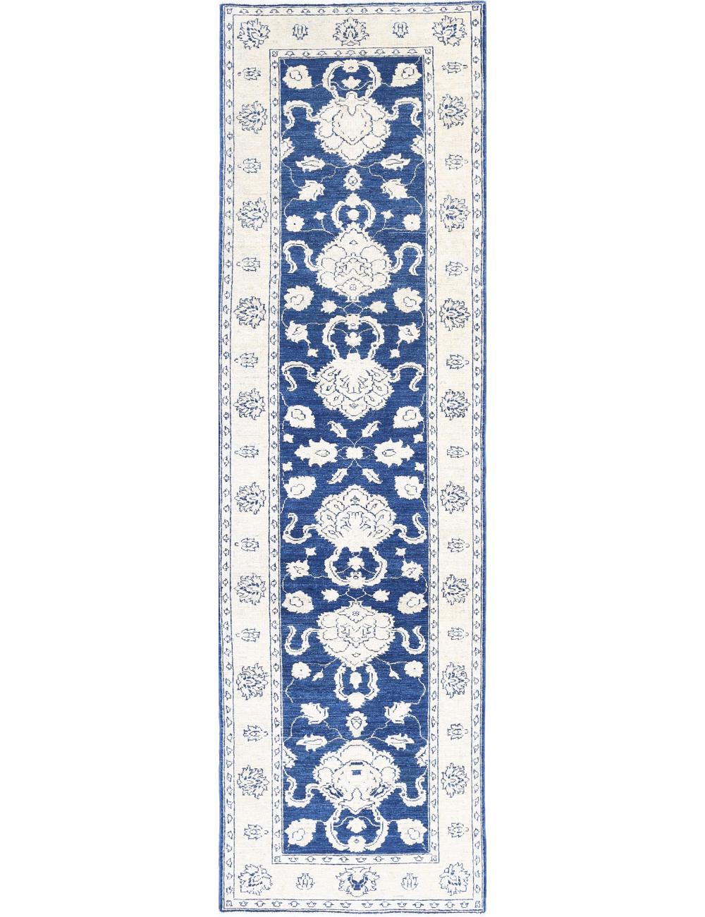 Hand Knotted Sultanabad Wool Rug - 2'8'' x 9'9''