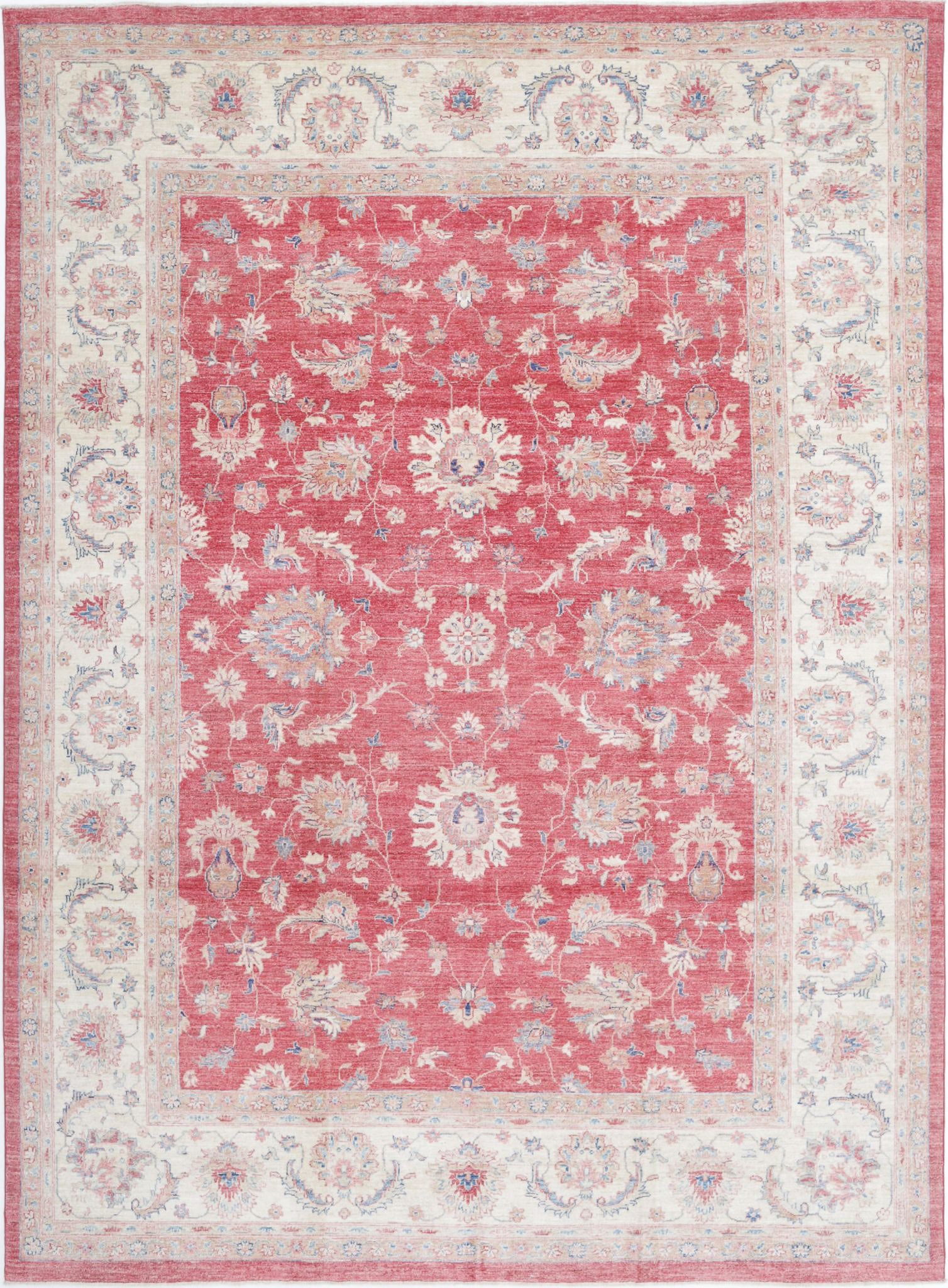 Hand Knotted Ziegler Sultanabad Wool Rug - 8'1'' x 11'1''