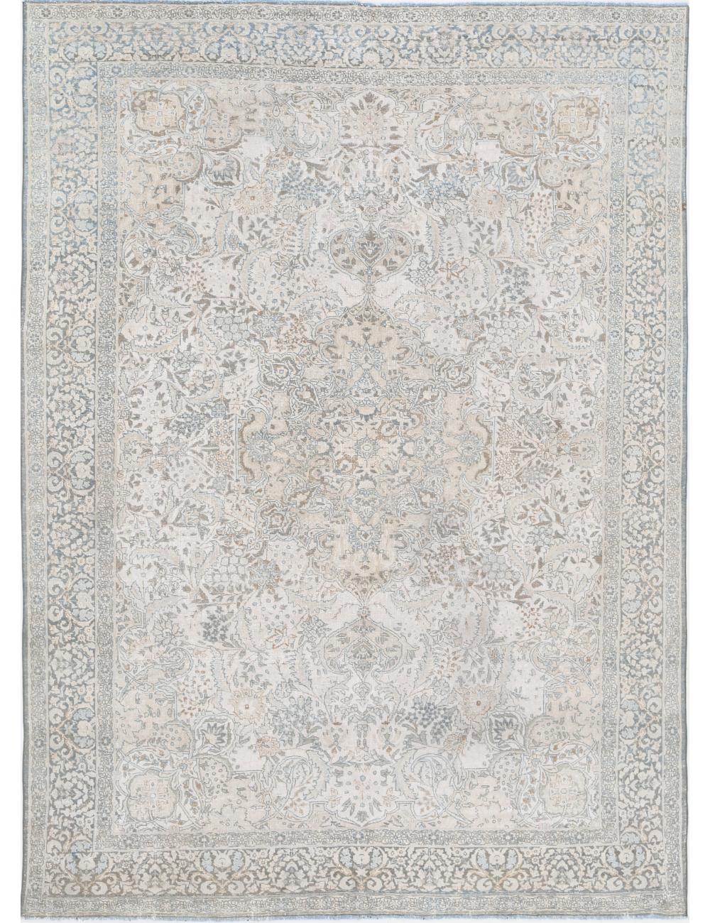 Hand Knotted Vintage Wool Rug - 8'2'' x 11'8''