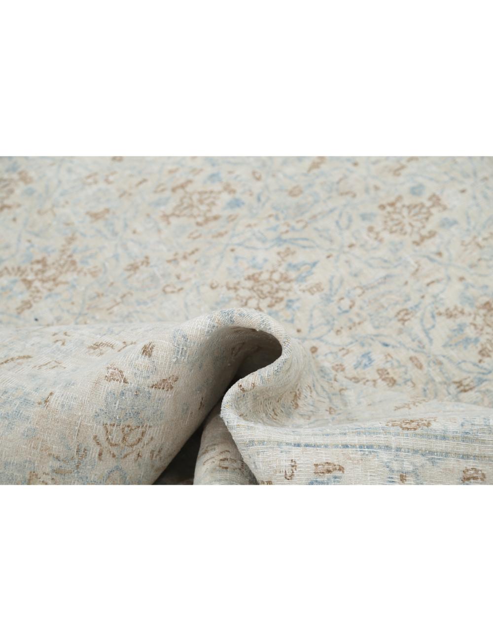 Hand Knotted Vintage Persian Tabriz Wool Rug - 8'9'' x 12'1'' Arteverk Arteverk Rugs