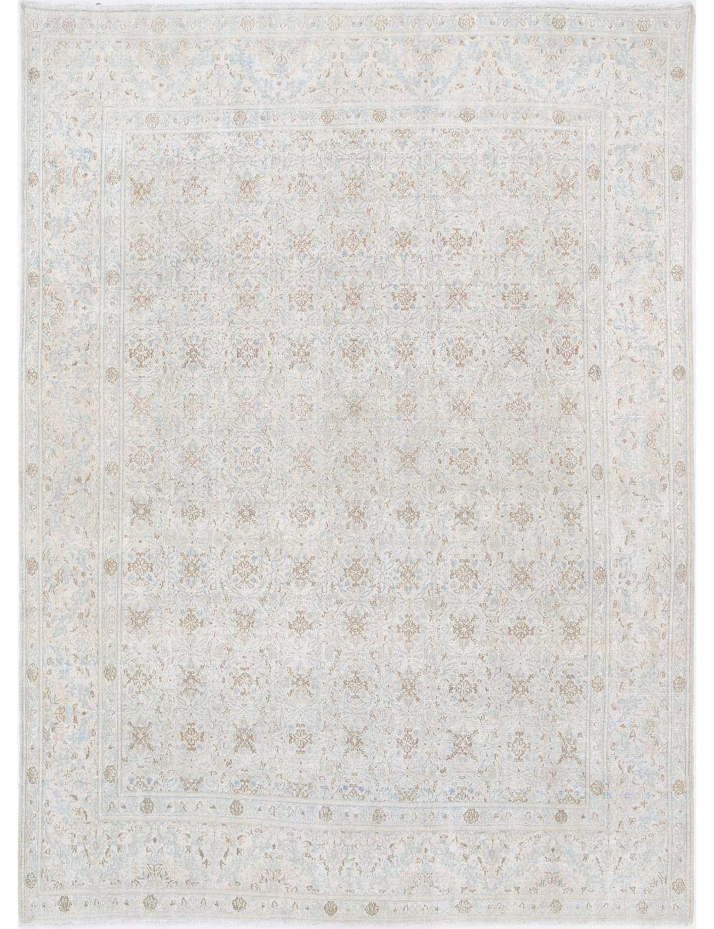Hand Knotted Vintage Wool Rug - 8'9'' x 12'1''
