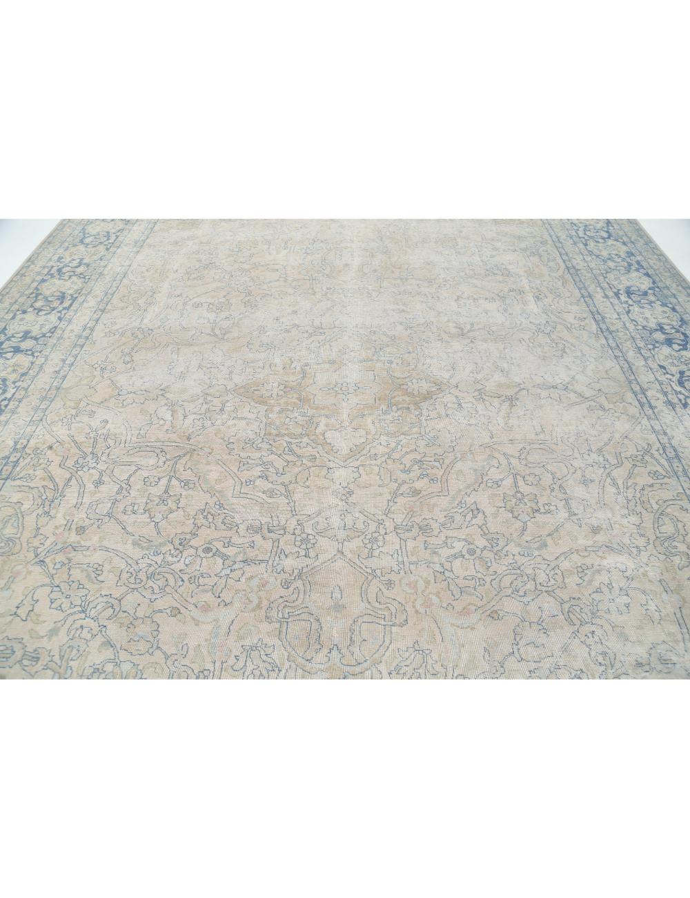 Hand Knotted Vintage Wool Rug - 10'9'' x 14'4''