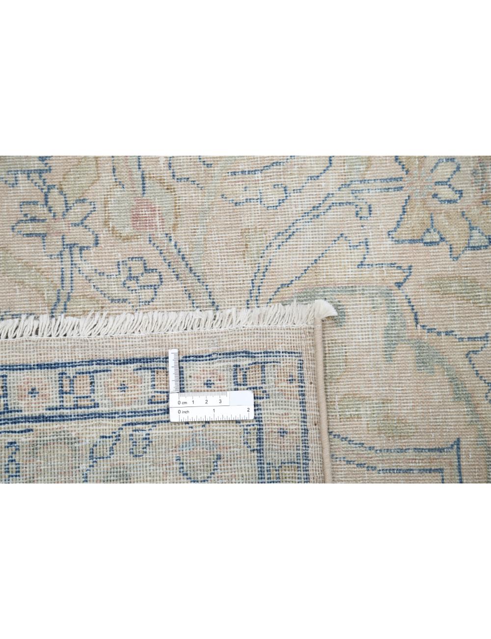 Hand Knotted Vintage Persian Tabriz Wool Rug - 10'9'' x 14'4'' Arteverk Arteverk Rugs