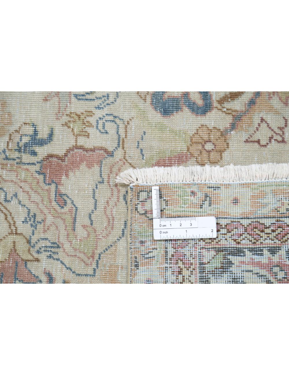 Hand Knotted Vintage Persian Tabriz Wool Rug - 6'5'' x 9'7'' Arteverk Arteverk Rugs