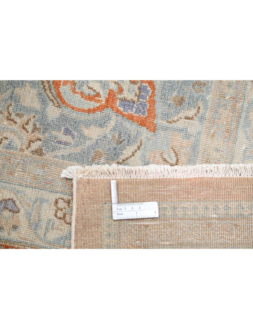 Hand Knotted Vintage Persian Tabriz Wool Rug - 11'2'' x 14'1'' Arteverk Arteverk Rugs