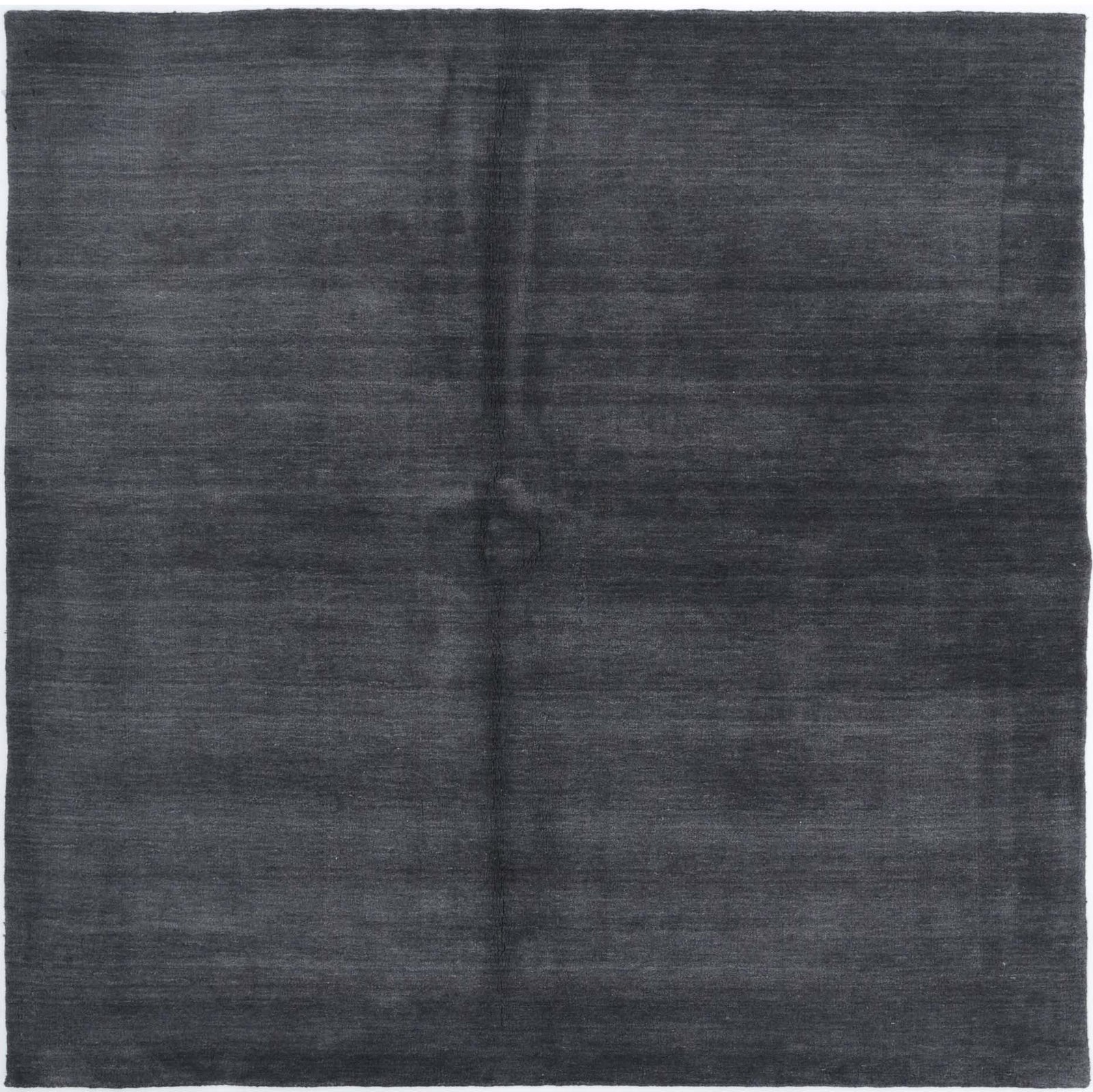 Hand Made Modern Solid Wool Rug - 6'6'' x 6'6''