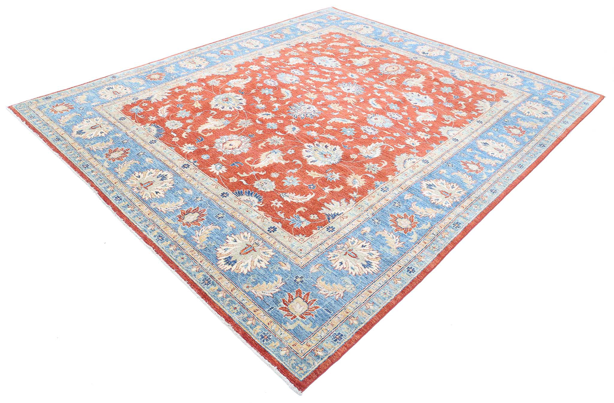 Hand Knotted Ziegler Farhan Wool Rug - 8'4'' x 9'9''