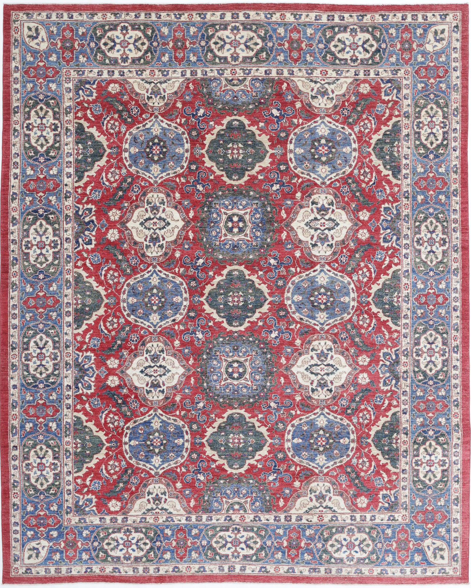 Hand Knotted Ziegler Farhan Wool Rug - 7'9'' x 9'11''