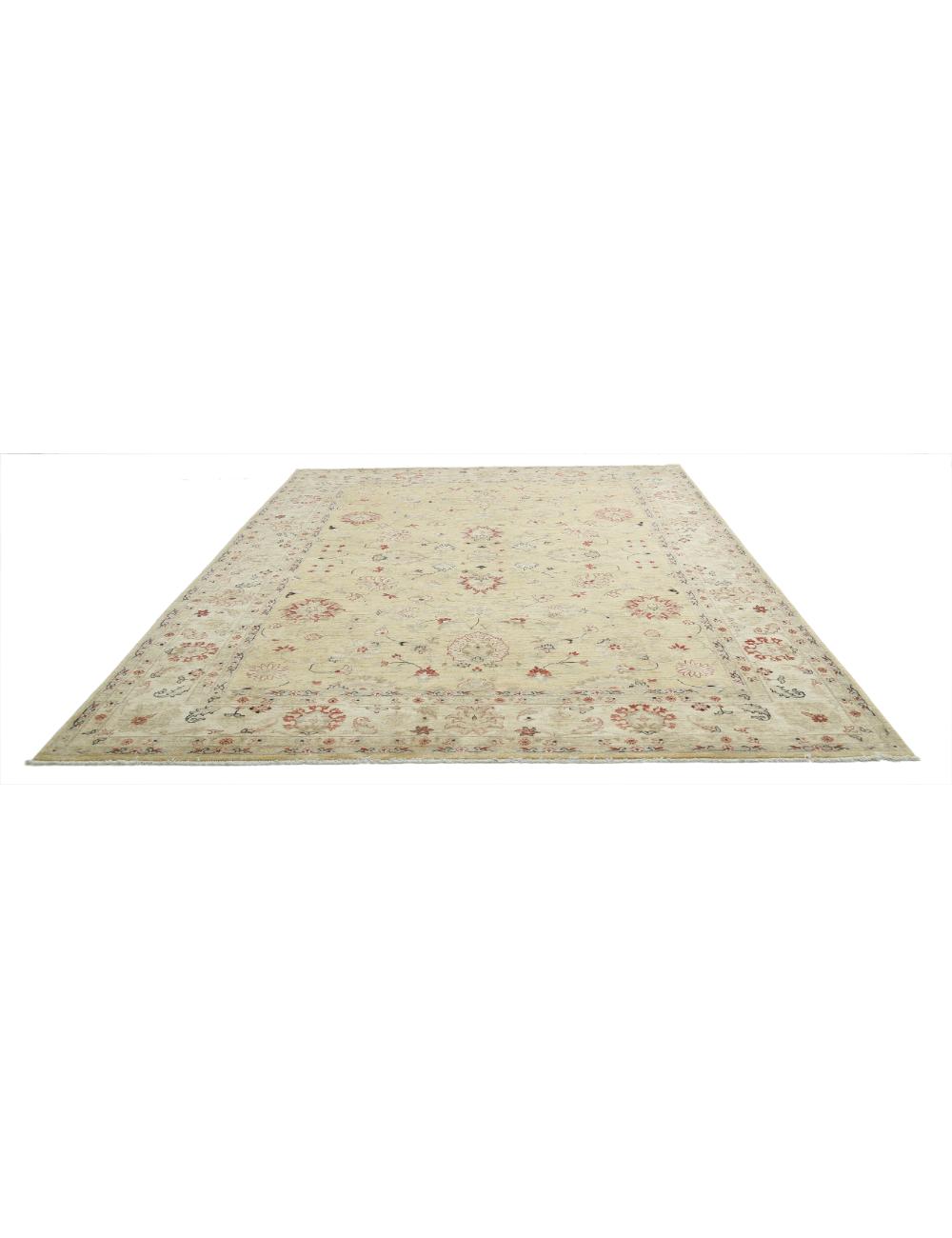 Hand Knotted Ziegler Farhan Wool Rug - 9'1'' x 12'6'' Arteverk Arteverk Rugs
