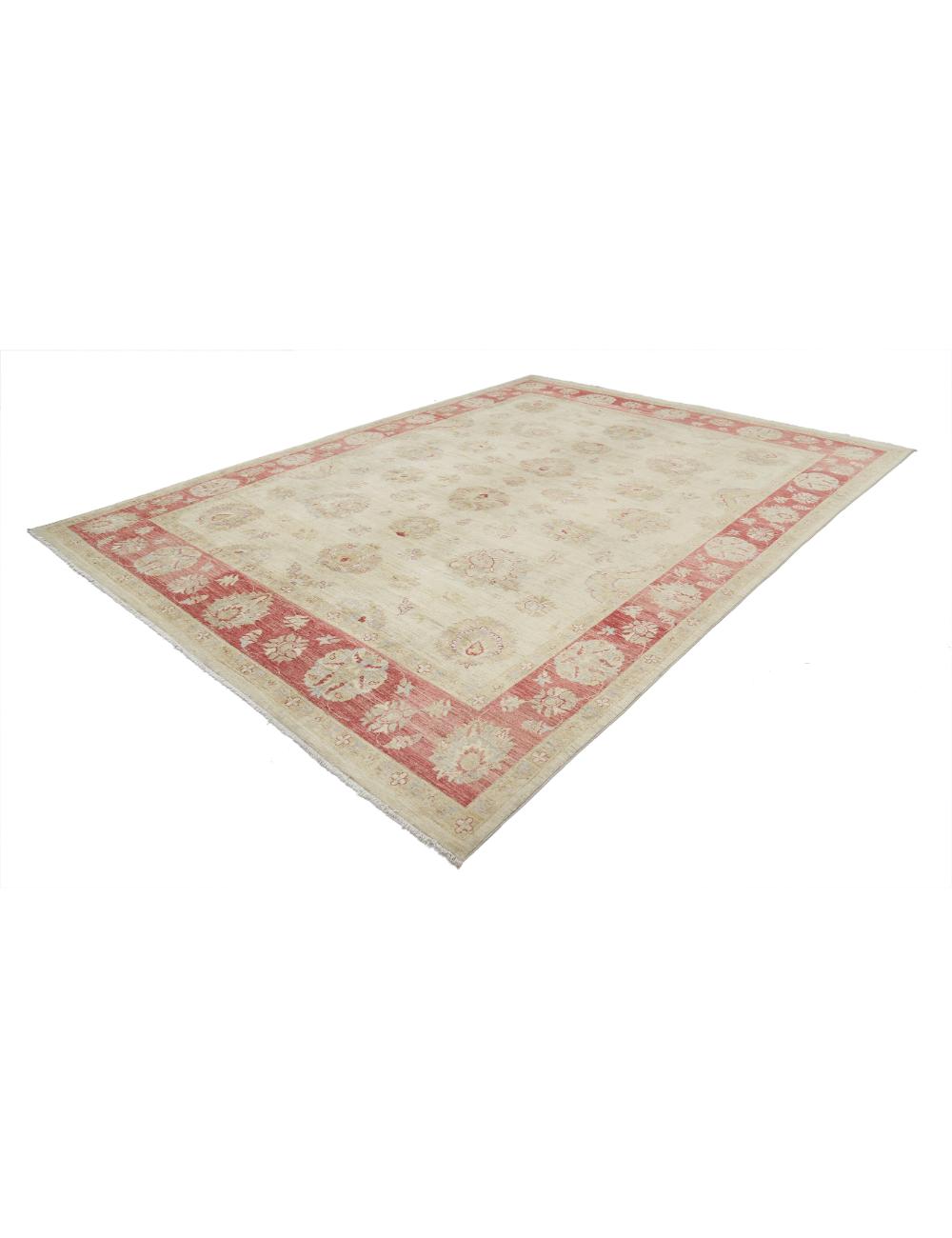 Hand Knotted Ziegler Farhan Wool Rug - 9'7'' x 13'1'' Arteverk Arteverk Rugs