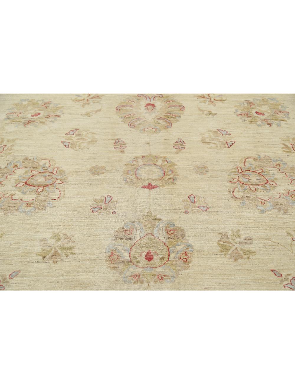 Hand Knotted Ziegler Farhan Wool Rug - 9'7'' x 13'1'' Arteverk Arteverk Rugs