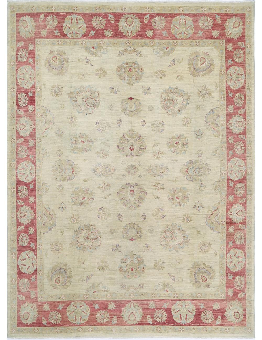 Hand Knotted Ziegler Farhan Wool Rug - 9'7'' x 13'1''