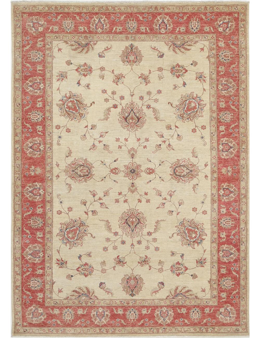 Hand Knotted Ziegler Farhan Wool Rug - 5&#39;7&#39;&#39; x 7&#39;11&#39;&#39;