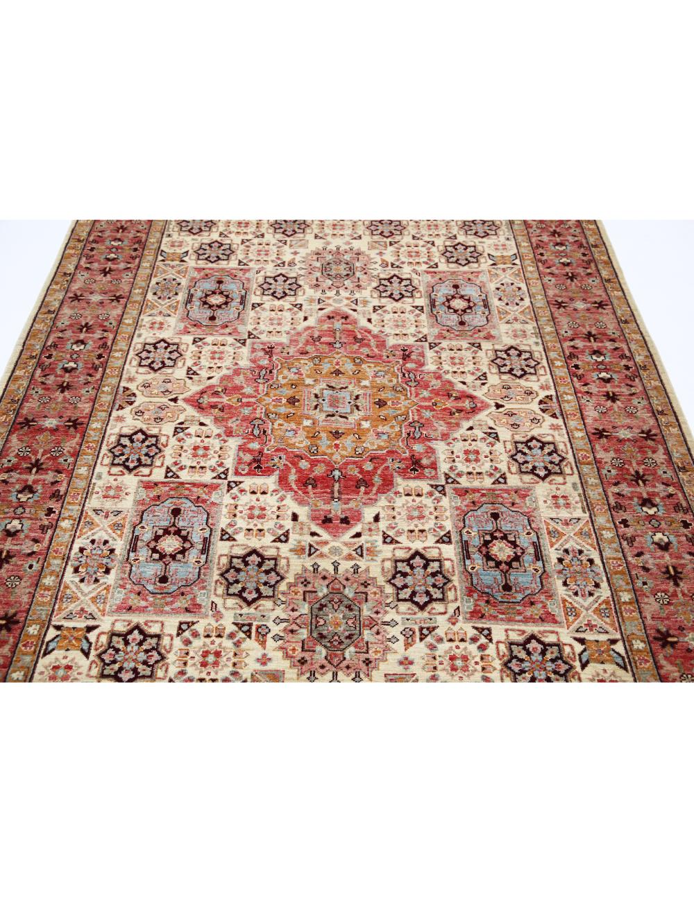 Hand Knotted Ziegler Farhan Wool Rug - 5'7'' x 7'10'' Arteverk Arteverk Rugs