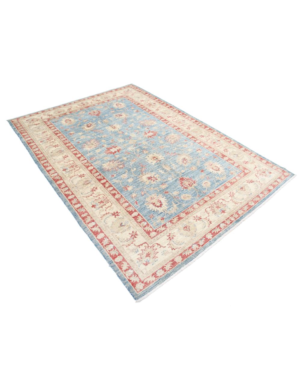 Hand Knotted Ziegler Farhan Wool Rug - 5'7'' x 7'10''