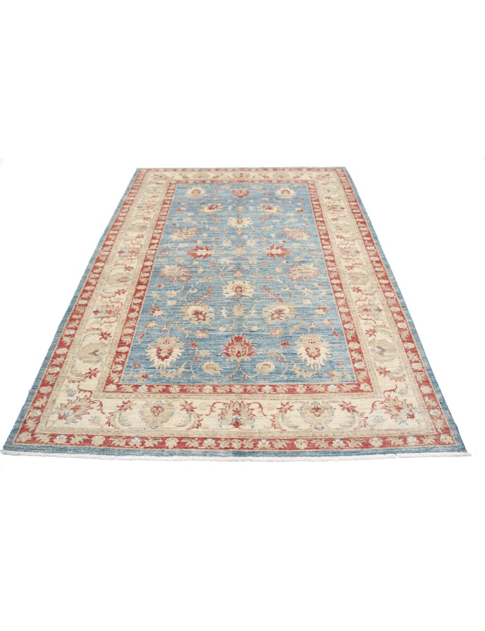Hand Knotted Ziegler Farhan Wool Rug - 5'7'' x 7'10'' Arteverk Arteverk Rugs