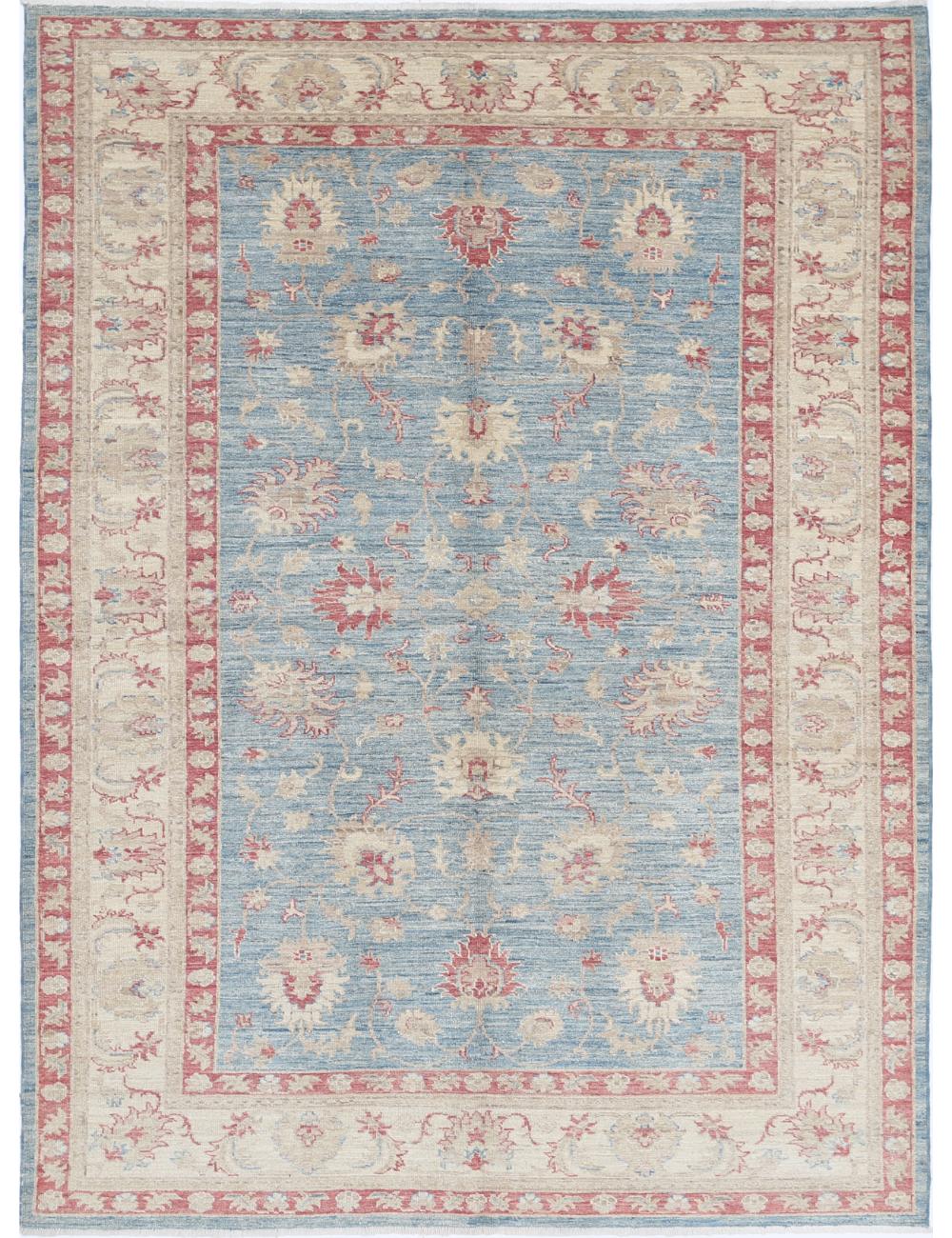 Hand Knotted Ziegler Farhan Wool Rug - 5'7'' x 7'10''